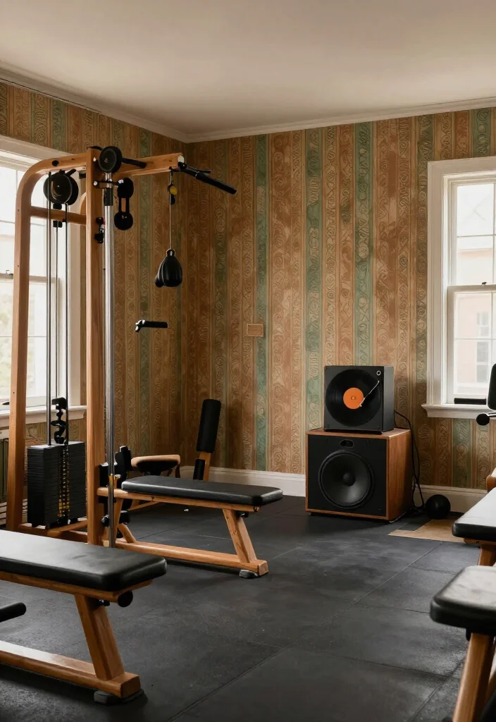 19 Gym Wallpaper and Playlist Vibe Ideas That Set the Right Training Mindset - 14. Earth Tones: Grounded and Calming 1