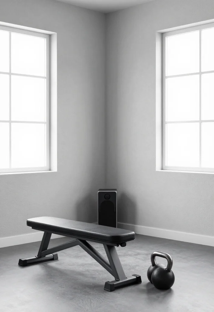 19 Gym Wallpaper and Playlist Vibe Ideas That Set the Right Training Mindset - 4. Minimalist Aesthetic: Less is More 1