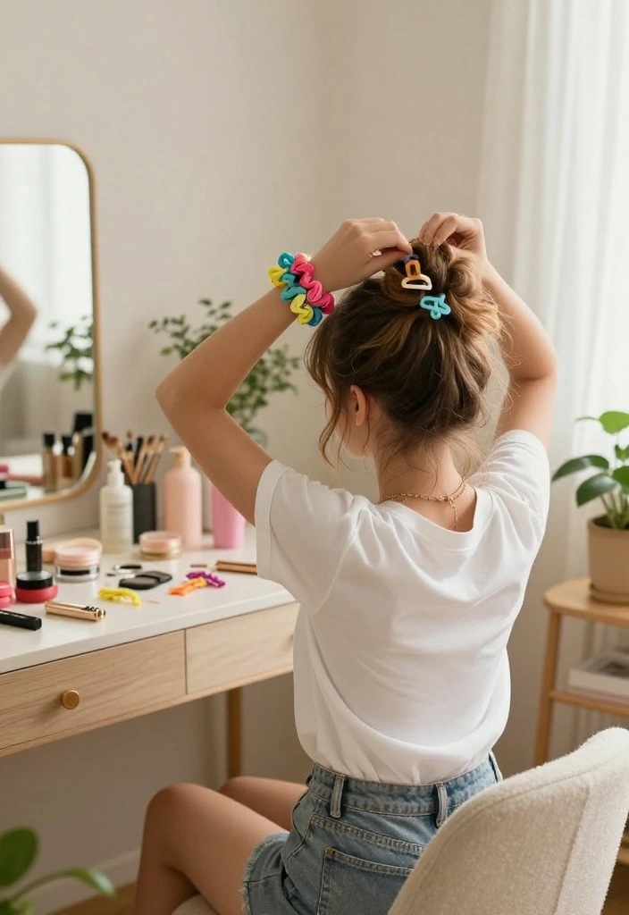 19 Heatless Back to School Hairstyles to Keep Your Hair Healthy - 1. The Effortless Messy Bun 1