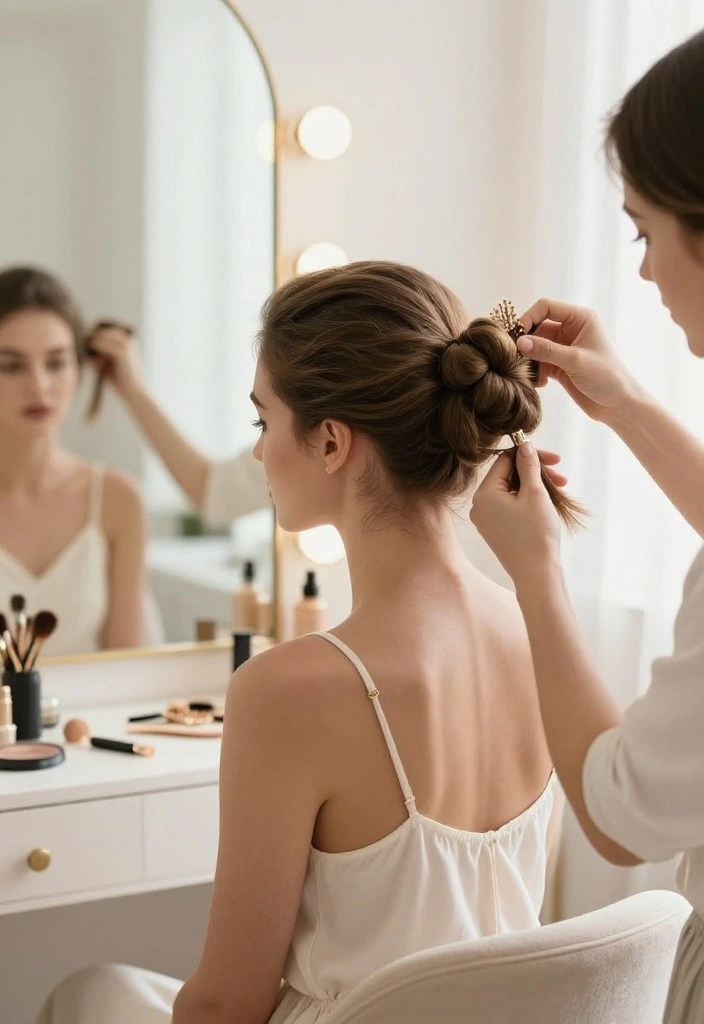 19 Heatless Back to School Hairstyles to Keep Your Hair Healthy - 18. Twisted Bun 1