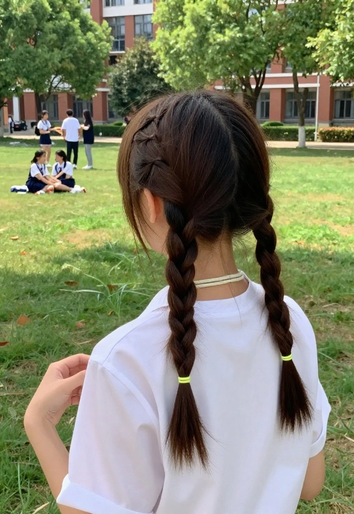 19 Heatless Back to School Hairstyles to Keep Your Hair Healthy - 3. Double Dutch Braids 1