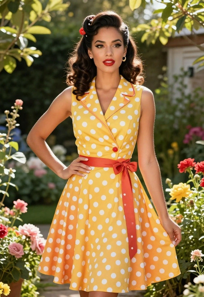 19 Heatless Summer Updo Hairstyles to Protect Your Ends - 10. Pin-Up Victory Rolls 1