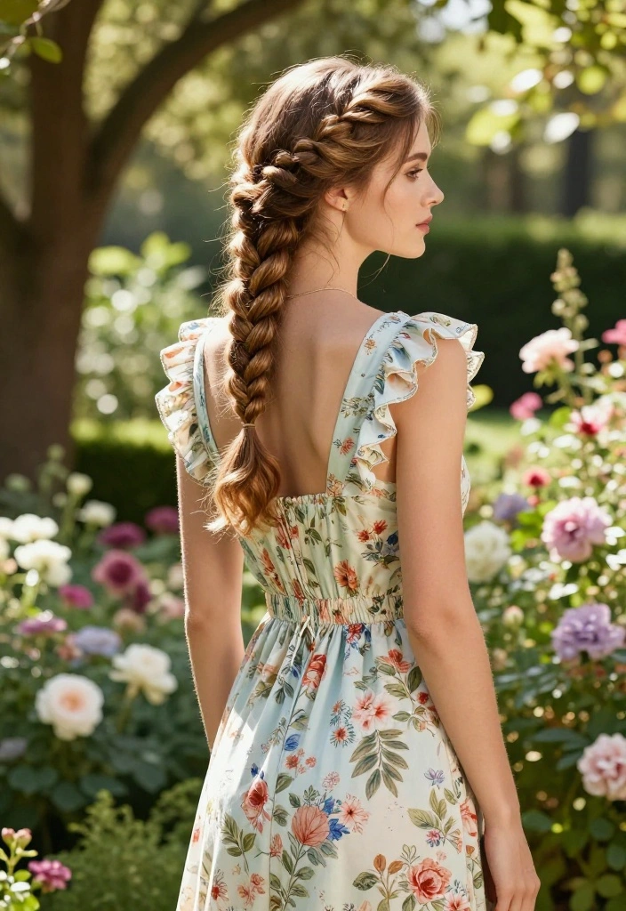 19 Lifted Updo Hot Weather Hairstyles to Survive Extreme Heat - 17. Dutch Braid Updo 1