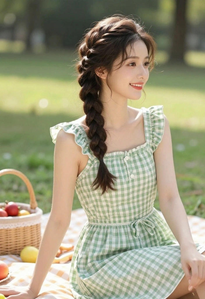 19 Lifted Updo Hot Weather Hairstyles to Survive Extreme Heat - 7. Side Braid Updo 1