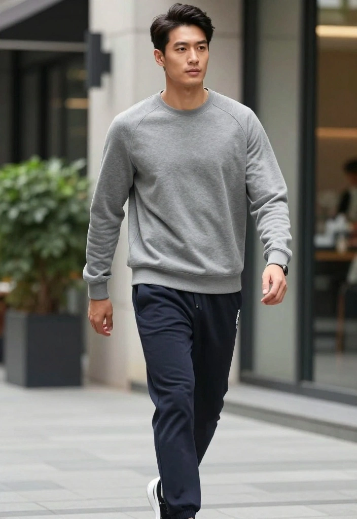 19 Men's Gym Outfit Ideas by Training Type: Powerlifting, Cardio, CrossFit, and Yoga - 6. Casual Streetwear: Gym to Street Transition 1