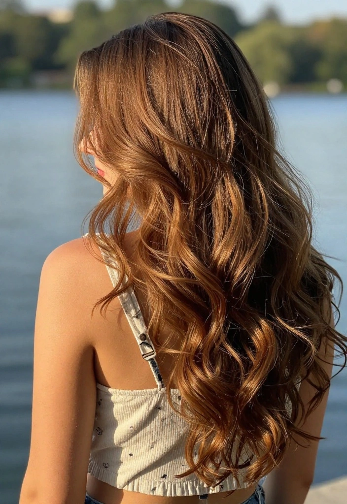 19 Messy Lake Hairstyles That Look Effortlessly Cute Outdoors - 18. Layered Hair with Loose Inspirations 1