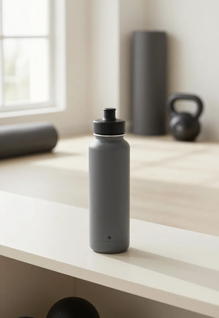 19 Minimalist Home Gym Ideas With Only the Equipment You Actually Need to Use - 13. Aesthetic Water Bottle: Hydrate in Style 1