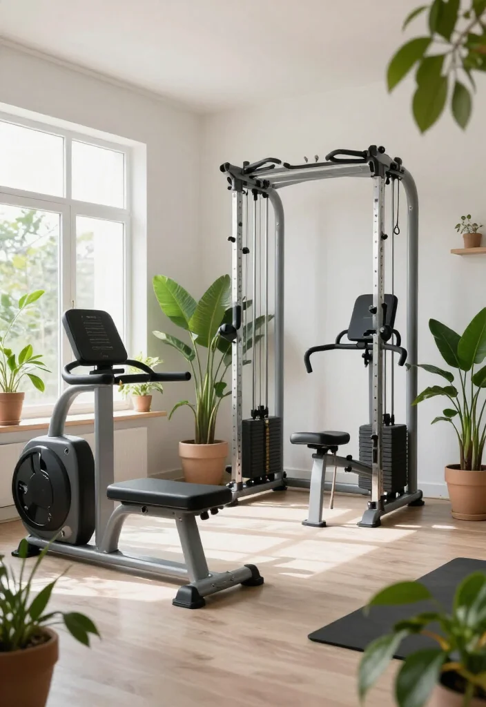 19 Minimalist Home Gym Ideas With Only the Equipment You Actually Need to Use - 19. Natural Elements: Bringing the Outdoors In 1