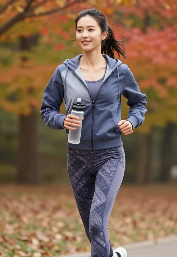 19 Modest Gym Outfit Combinations That Work for Classes, Lifting, and Everything Between - 2. Layered Look with a Hoodie 1