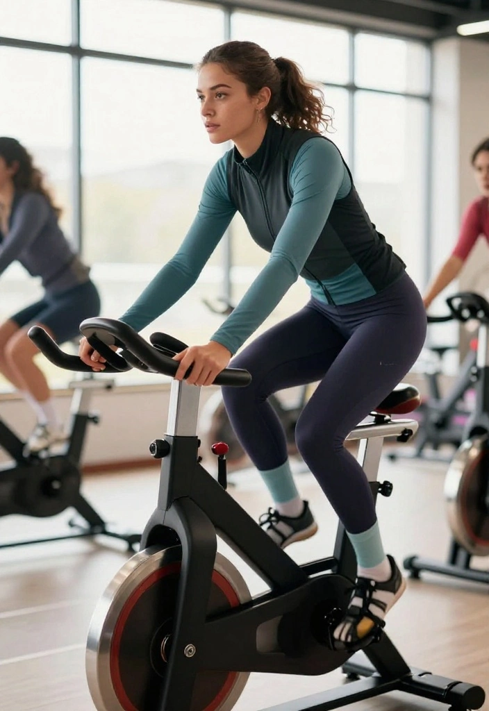 19 Modest Gym Outfit Combinations That Work for Classes, Lifting, and Everything Between - 8. Layered Long-Sleeve with Vest 1