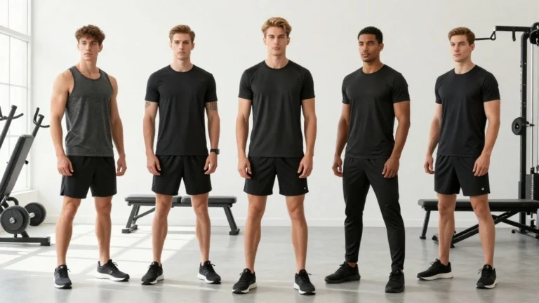 19 Monochrome Gym Outfit Ideas for Men Who Want a Clean and Effortless Look