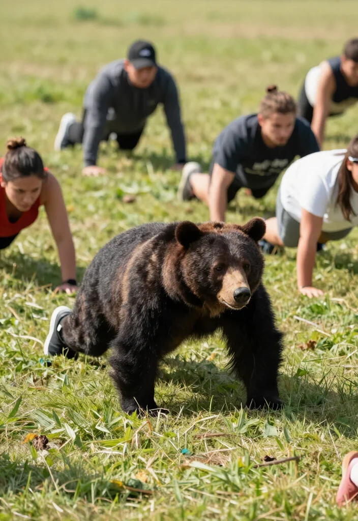 19 No-Equipment Workouts Without a Gym That Actually Build Strength and Muscle - 17. Bear Crawls 1