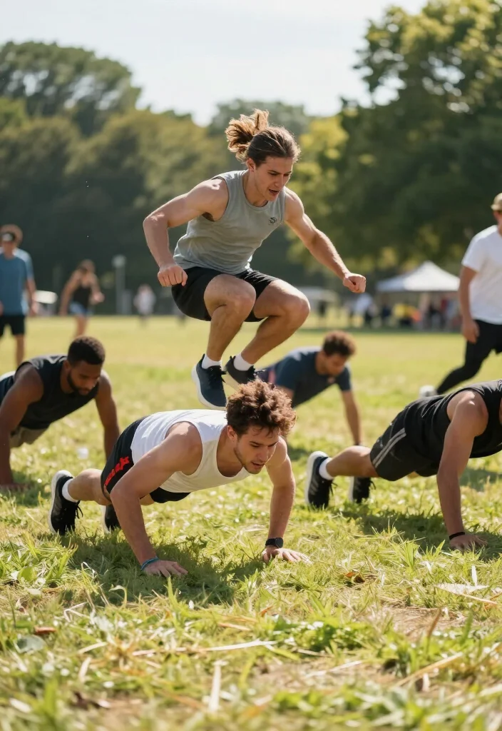 19 No-Equipment Workouts Without a Gym That Actually Build Strength and Muscle - 5. Burpees 1