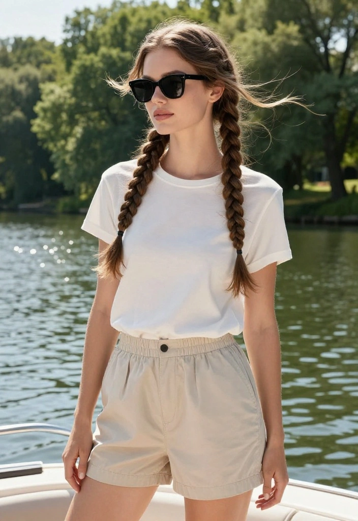 19 Secure Braided Lake Hairstyles for Fun and Windy Boat Days - 1. Classic Dutch Braid 1