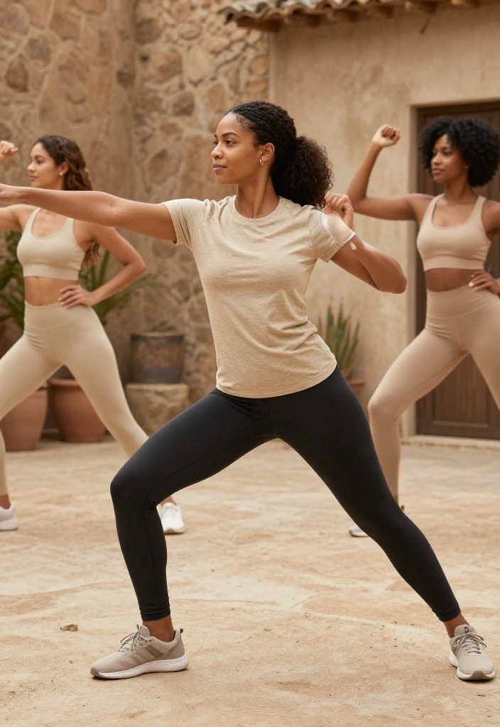 19 Shades of Brown Workout Outfits That Flatter Every Skin Tone - 17. Rustic Beige 1