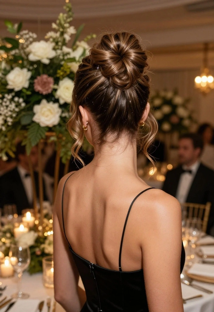 19 Sleek Summer Updo Hairstyles for a Sultry Night Out - 7. Knotted Updo 1