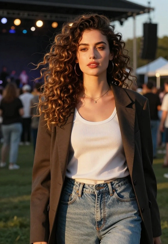19 Sweat-Proof Hot Weather Hairstyles for Highly Active Days - 17. Side Swept Curls 1