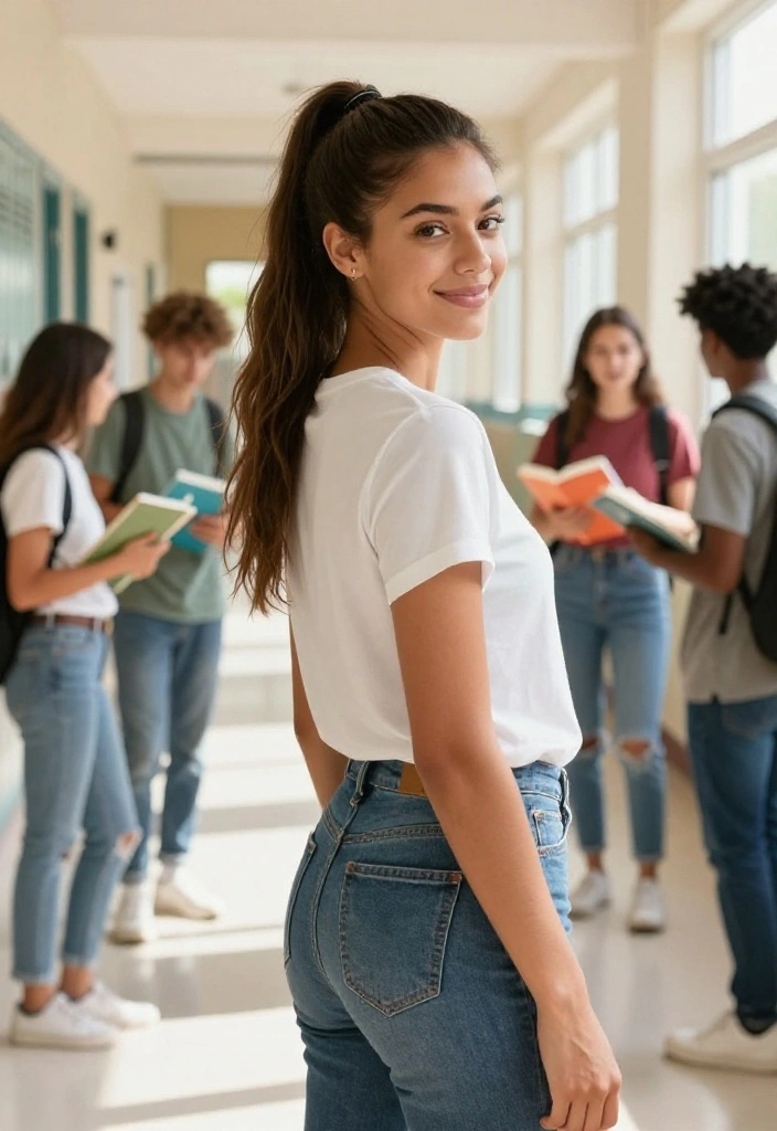 19 Trendy Back to School Hairstyles You Have to Try This Year - 1. Classic High Ponytail 1
