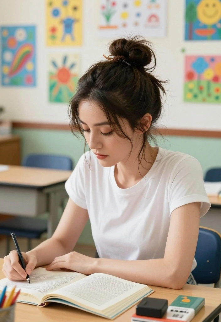 19 Trendy Back to School Hairstyles You Have to Try This Year - 3. Messy Bun 1