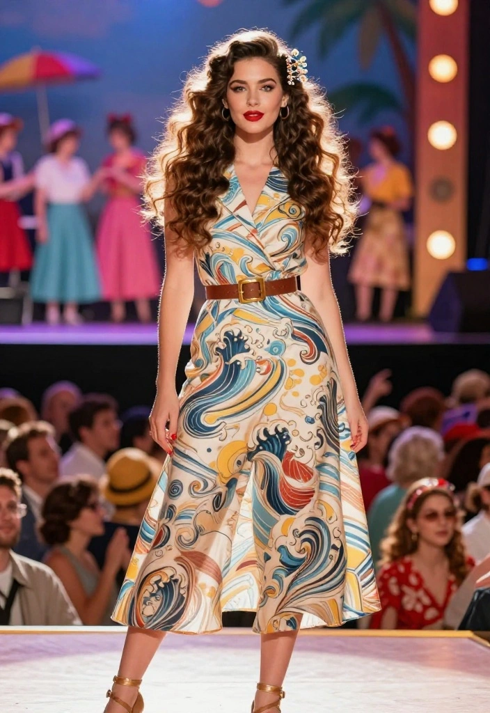 19 Trendy Hot Weather Hairstyles You Can Wear to Summer Concerts - 8. Vintage Waves 1
