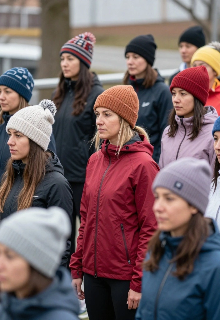 19 Types of Workout Outfits Every Woman Should Own for Different Training Days - 18. Cozy Beanies and Headbands for Cold Weather Workouts 1