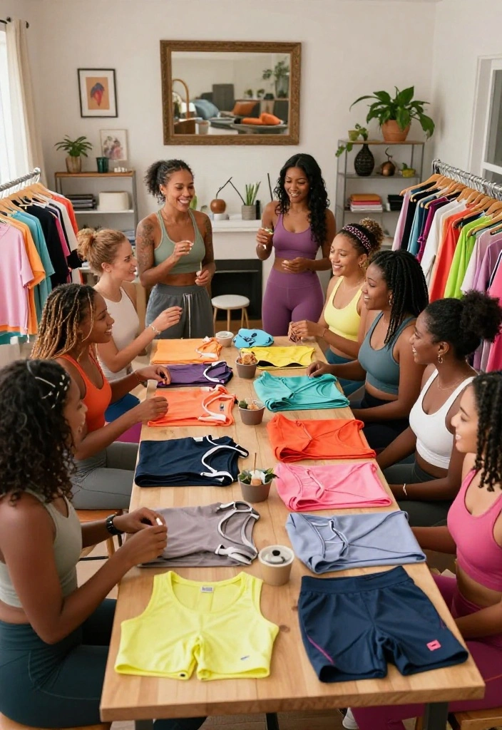 19 Ways to Build an Alt Workout Wardrobe From Scratch Without Breaking the Bank - 13. Collaborative Fashion Swaps 1