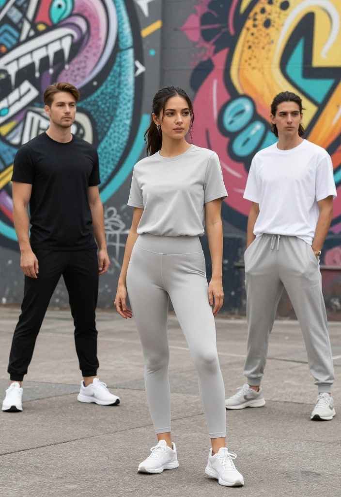 19 Ways to Build an Alt Workout Wardrobe From Scratch Without Breaking the Bank - 14. Embracing Monochrome 1