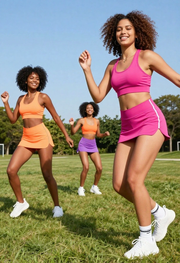 19 Y2K Aesthetic Workout Outfits Making a Comeback in 2026 - 13. Low-Rise Athletic Skirts 1