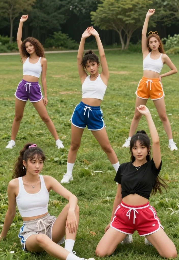 19 Y2K Aesthetic Workout Outfits Making a Comeback in 2026 - 17. Vintage Workout Shorts 1