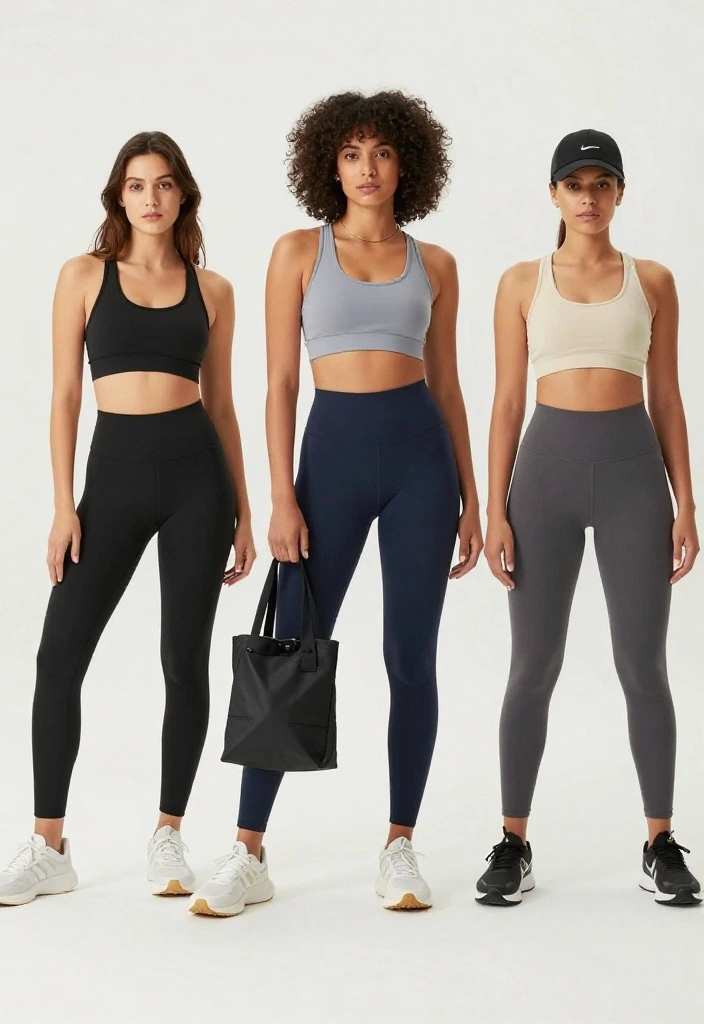 20 Baggy Gym Outfit Ideas That Still Look Intentional and Put-Together - 20. Athleisure Set with Oversized Accessories 1