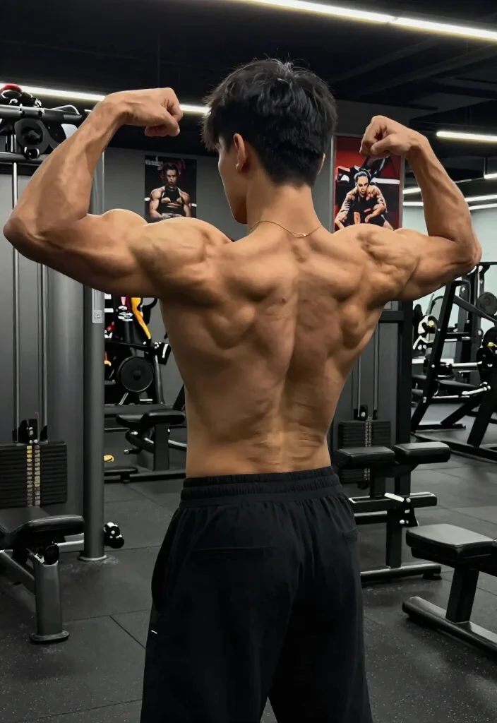 20 Best Angles and Poses for a Gym Selfie That Actually Shows Your Progress - 2. The Side Profile Flex 1
