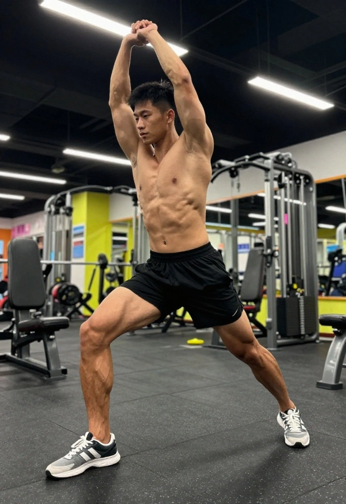 20 Best Angles and Poses for a Gym Selfie That Actually Shows Your Progress - 5. The Elevated Angle 1