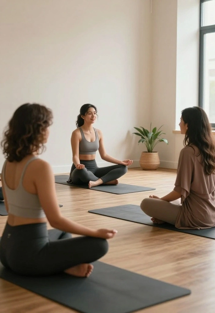 20 Casual Gym Outfit Ideas for Low-Key Training Days When You Just Want Comfort - 17. Flowy Tunic and Leggings 1