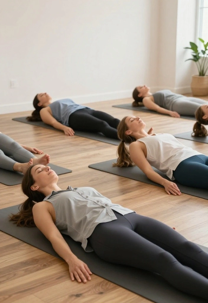 20 Casual Gym Outfit Ideas for Low-Key Training Days When You Just Want Comfort - 9. Relaxed-fit Button-Up and Yoga Pants 1