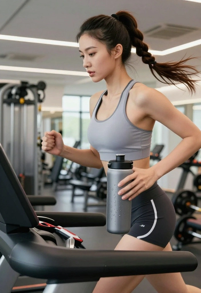 20 Cute Gym Hairstyles for Long Hair That Actually Survive Intense Cardio - 1. High Ponytail with a Twist 1