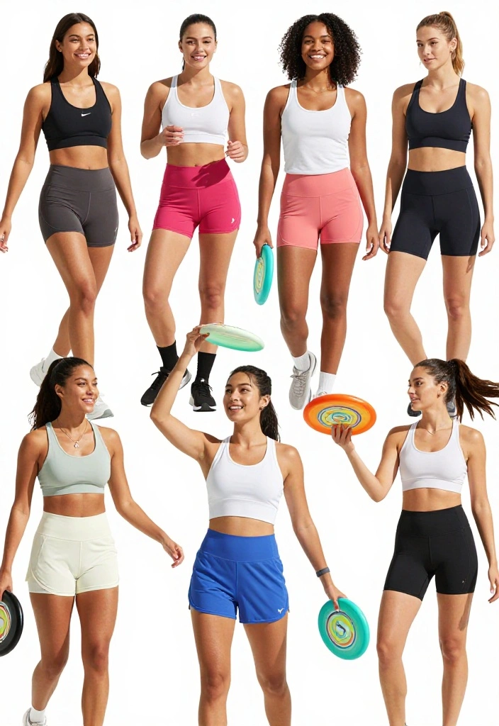 20 Cute Workout Outfit Ideas for Women Who Want to Look Great While Sweating - 18. Comfortable Shorts: Ideal for Movement 1