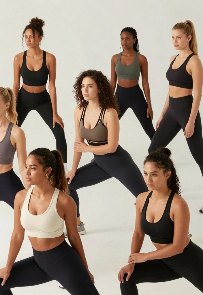 20 Cute Workout Outfit Ideas for Women Who Want to Look Great While Sweating - 4. Strappy Sports Bras: Stylish Support 1