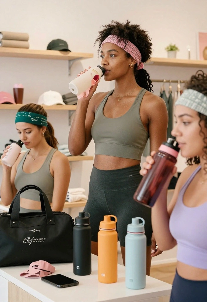 20 Cute Workout Outfits That Look Good Enough to Wear All Day - 10. Fun Accessories 1