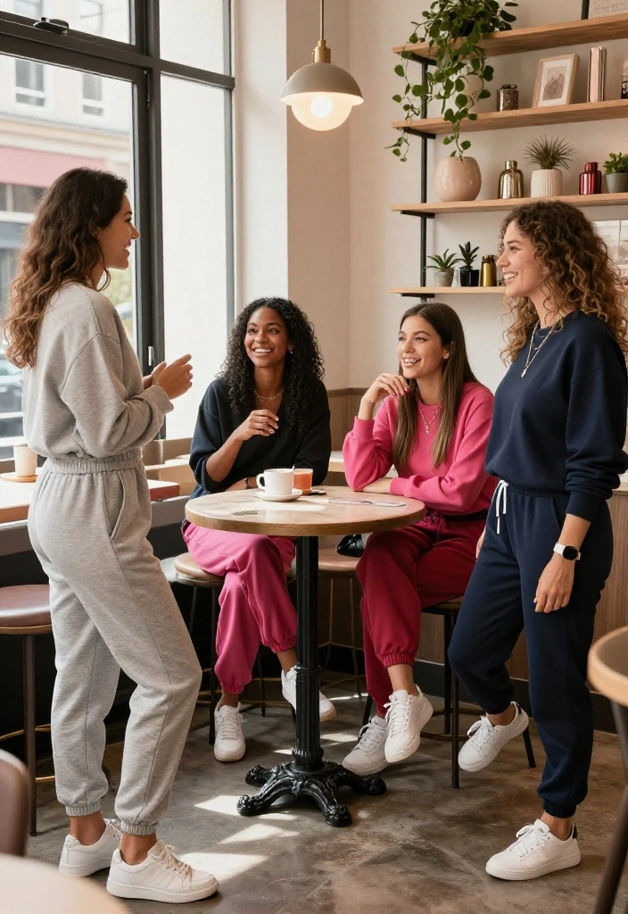 20 Cute Workout Outfits That Look Good Enough to Wear All Day - 16. Sporty Chic with Tailored Joggers 1