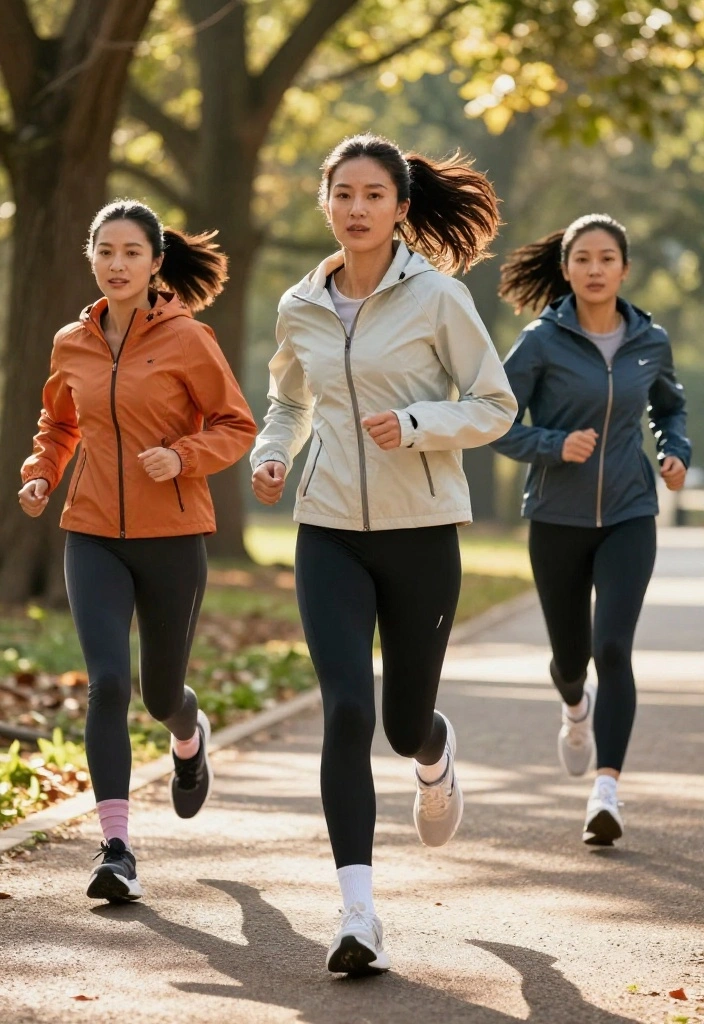 20 Cute Workout Outfits That Look Good Enough to Wear All Day - 9. Layering with Light Jackets 1