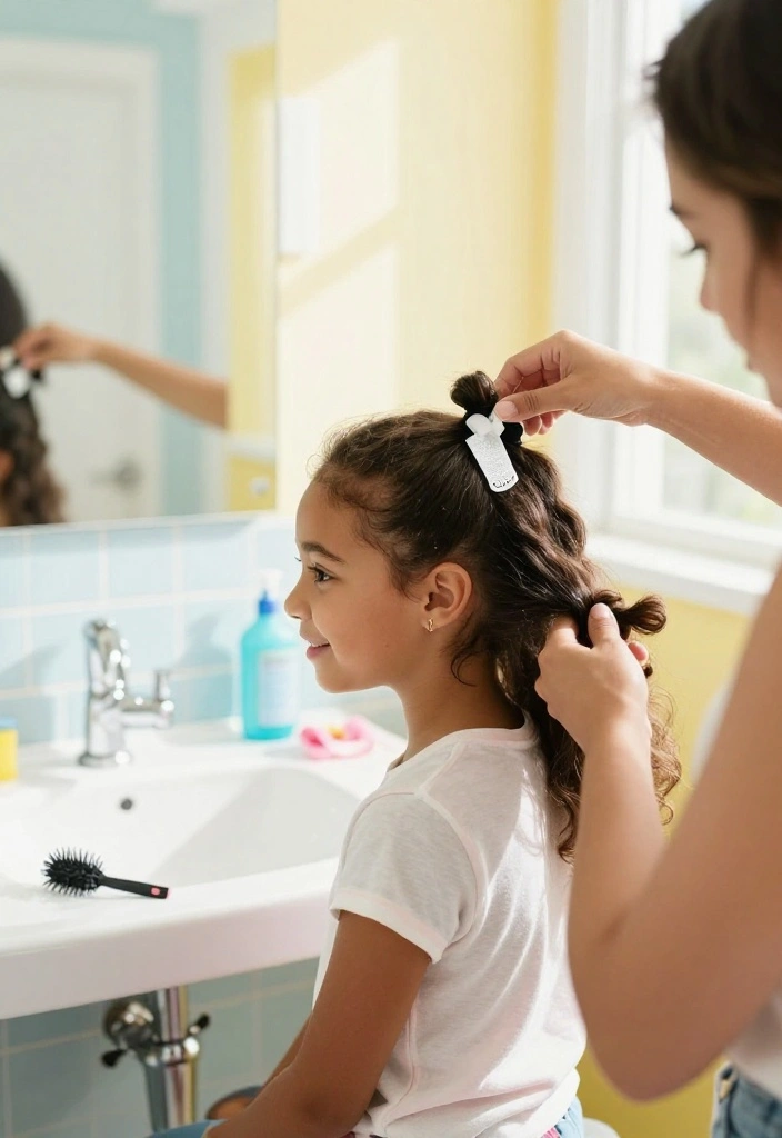 20 Easy Back to School Hairstyles for Busy School Mornings - 15. Quick Hair Wrap 1