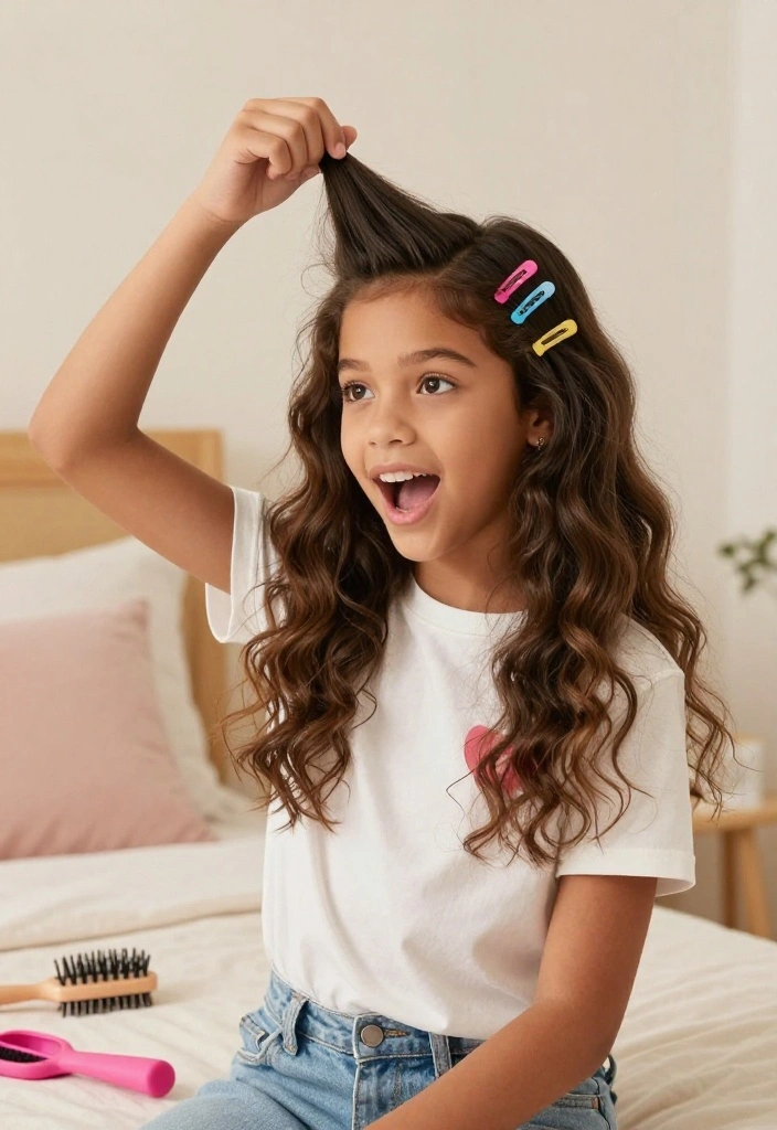 20 Easy Back to School Hairstyles for Busy School Mornings - 16. Easy Clip-In Extensions 1