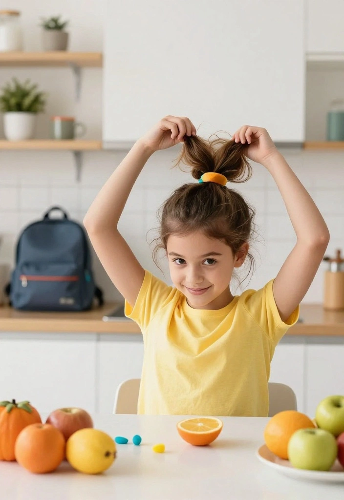 20 Easy Back to School Hairstyles for Busy School Mornings - 2. Messy Bun 1