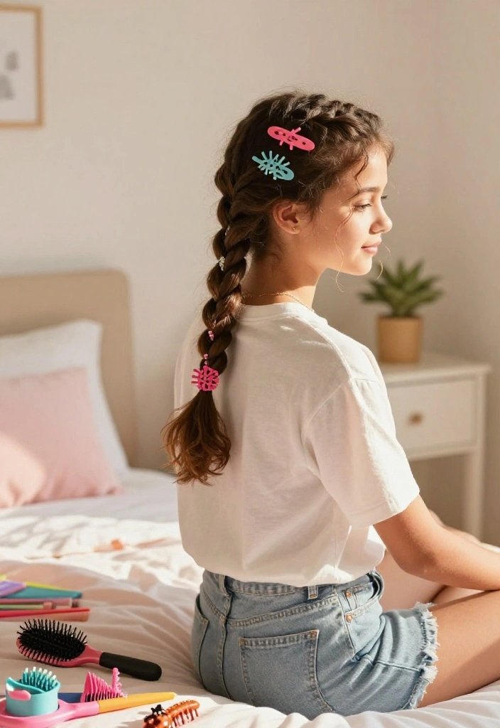 20 Easy Back to School Hairstyles for Busy School Mornings - 9. Fishtail Braid 1