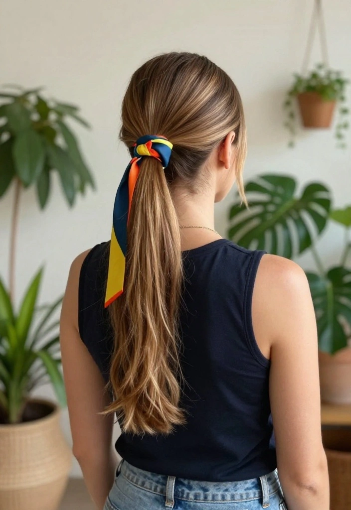 20 Easy Hot Weather Hairstyles to Keep Hair Completely Off Your Neck - 4. Low Ponytail with a Twist 1