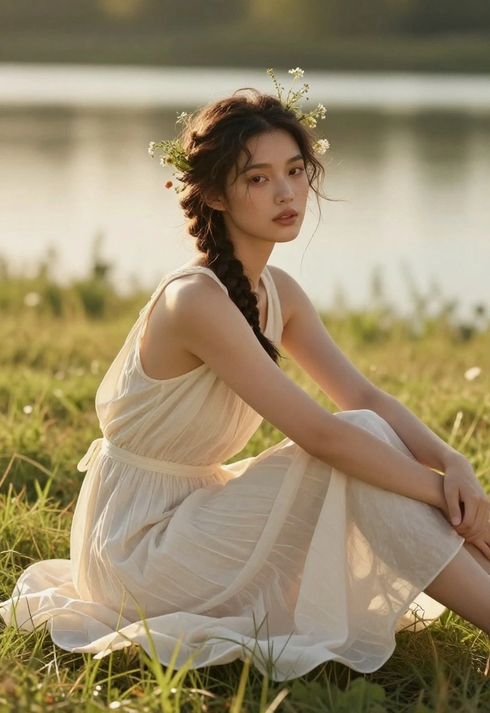 20 Easy Lake Hairstyles for a Totally Relaxing Weekend Getaway - 6. Twisted Halo Braid 1