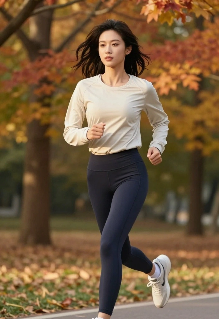 20 Fall Workout Outfits That Layer Perfectly for Cooler Weather Training - 14. Layered Tank with Athletic Trousers 1