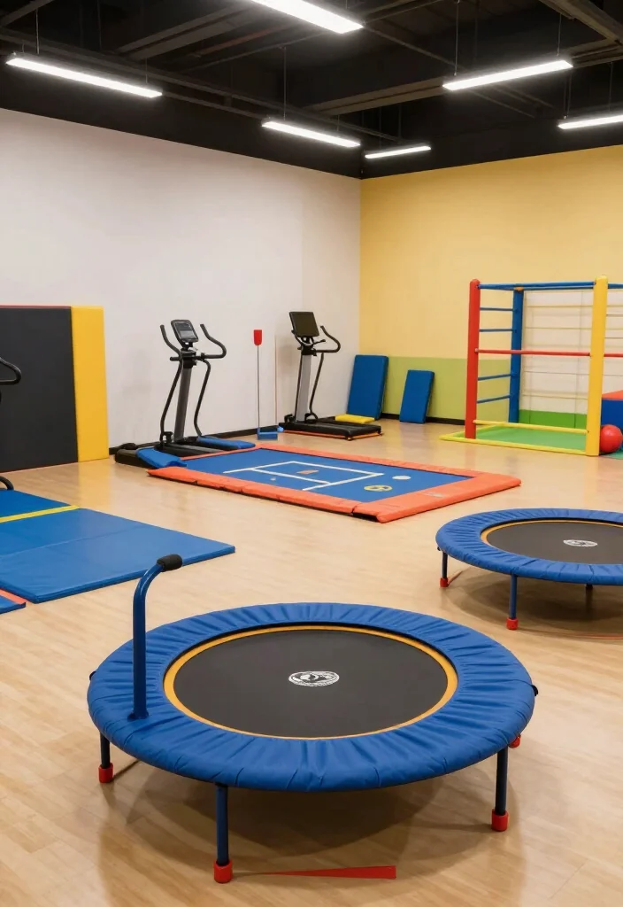 20 Garage Gym Ideas to Turn Any Empty Space Into a Fully Functional Home Gym - 13. Family-Friendly Fitness 1