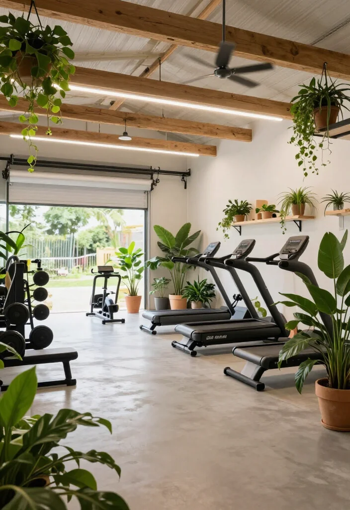 20 Garage Gym Ideas to Turn Any Empty Space Into a Fully Functional Home Gym - 15. Eco-Friendly Garage Gym 1