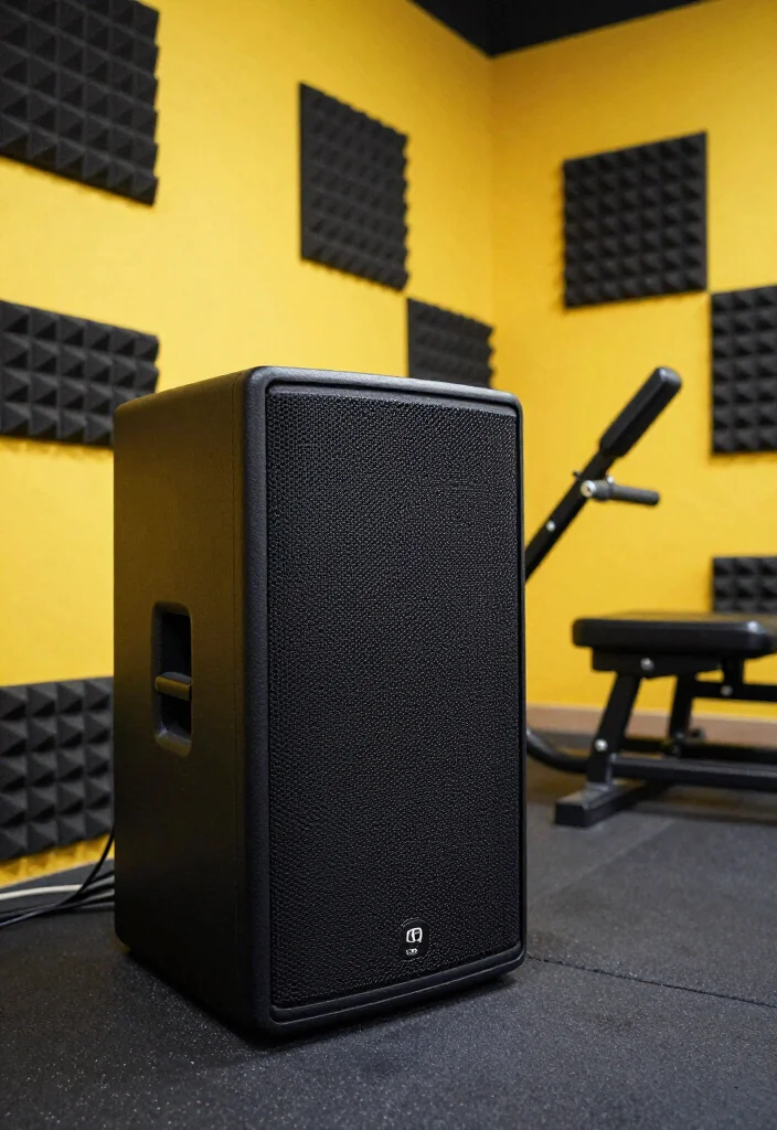 20 Garage Gym Ideas to Turn Any Empty Space Into a Fully Functional Home Gym - 17. Soundscapes for Motivation 1